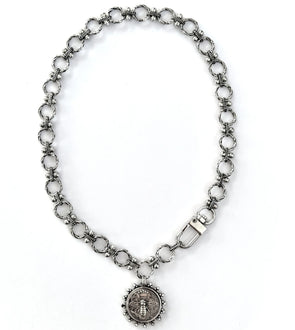 Regina Bee Necklace - Silver - Image #1