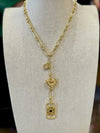 Lariat Necklace - Gold - Image #1