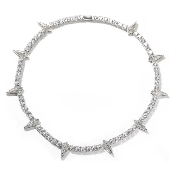Spike Necklace - Silver - Image #1