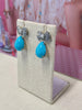 Turquoise Drop Earrings - Image #2