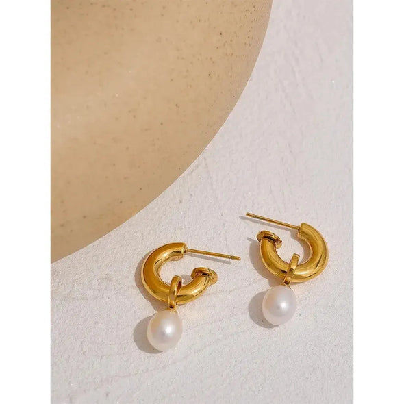 Pearl Earrings - Image #2