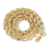 Crystal CZ Rope Necklace - Gold - Image #5