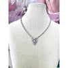 Art Deco Heart Necklace - Image #2