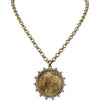 Lady Liberty Long Gold Necklace - Image #1