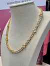 Clover CZ Necklace - Gold - Image #2