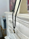 Black Jewel Queen Bee Long Necklace - Image #3