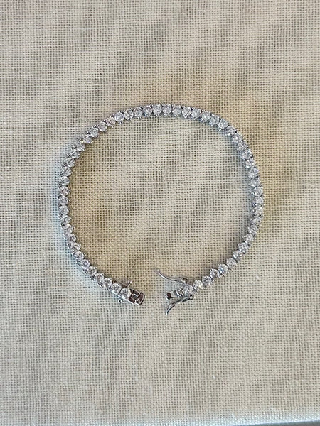 Tennis Bracelet - Silver