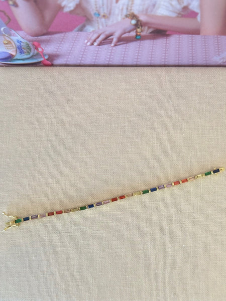 Mutli Colour CZ Bracelet