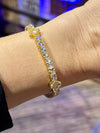 Horse Bit Bracelet - Shiny Gold