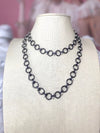 Sundance Necklace - Black and Silver