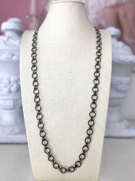 Sundance Necklace - Black and Gold