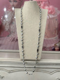 Cultered Elegance Pearl Long Necklace