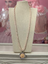 Sacred Heart Necklace - Rose Gold
