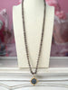 Bienvenu Bee  Necklace - Grey Moonstone