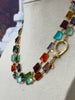 Gemstone Necklace - Gold