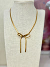 French Bow Necklace