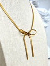 French Bow Necklace