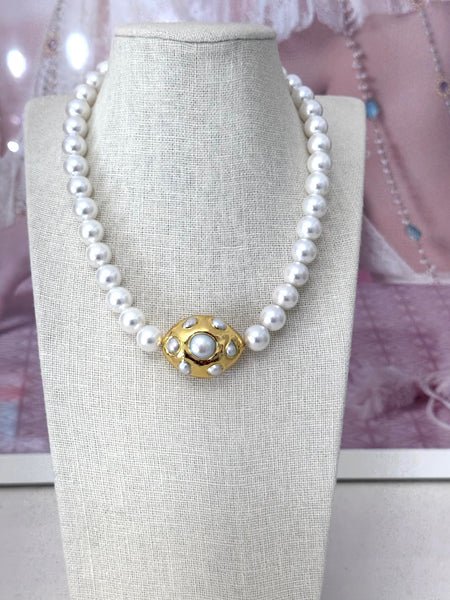 Pearl Charm Necklace