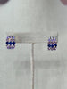 She Simply Is: Swarovski Crystal Hoops - Lavendar