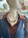 Oozed Class - Aquamarine Stone Necklace