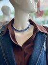 Accidental Icon Swarovski Crystal Necklace - Blue