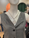 The Three Graces Necklace- White Pearl Necklace
