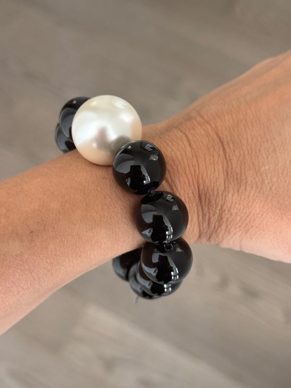 Rarely Gossiped - Black Onyx Bracelet