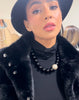 RARELEY GOSSIPED - BLACK ONYX NECKLACE