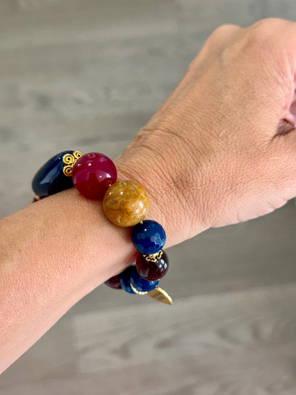 Deliberate But Effortless Gemstone Bracelet