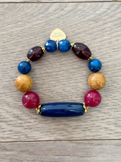 Deliberate But Effortless Gemstone Bracelet