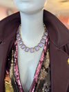 Red Carpet Swarovski Crystal Necklace - Lilac
