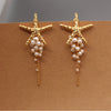 Starfish Pearl Earrings