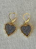 Petite Spike Heart Earrings