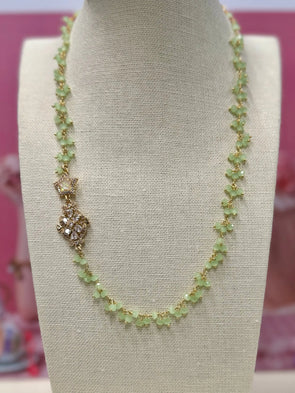 Green Chalcedony Necklace - Image #1