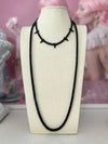 Black Jewel Necklace- Long - Image #3