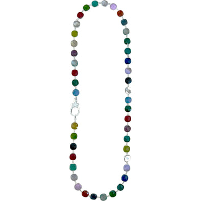 Semi precious 2025 beads necklace