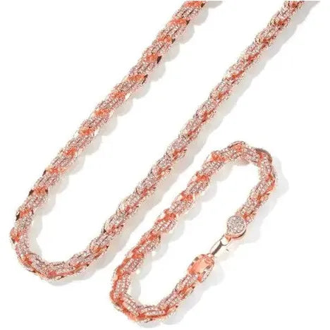 Rope Necklace - Rose Gold