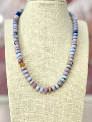 Natural Storyteller Necklace - Lavender Opal - Image #3