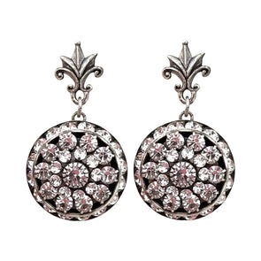 Byzantine Earrings - Silver - Image #1